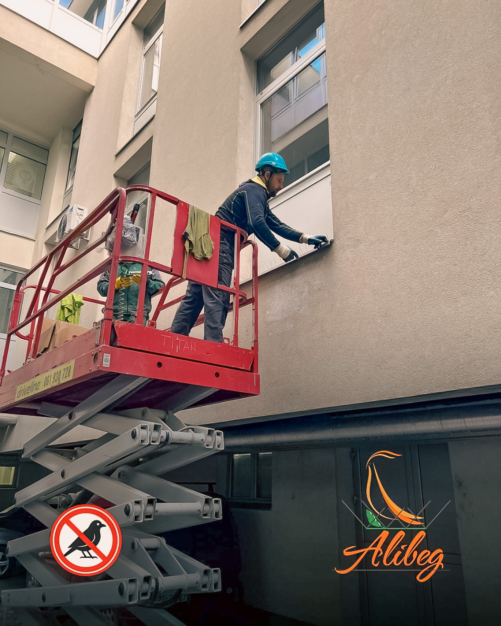 Zaštita klupica prozora od ptica