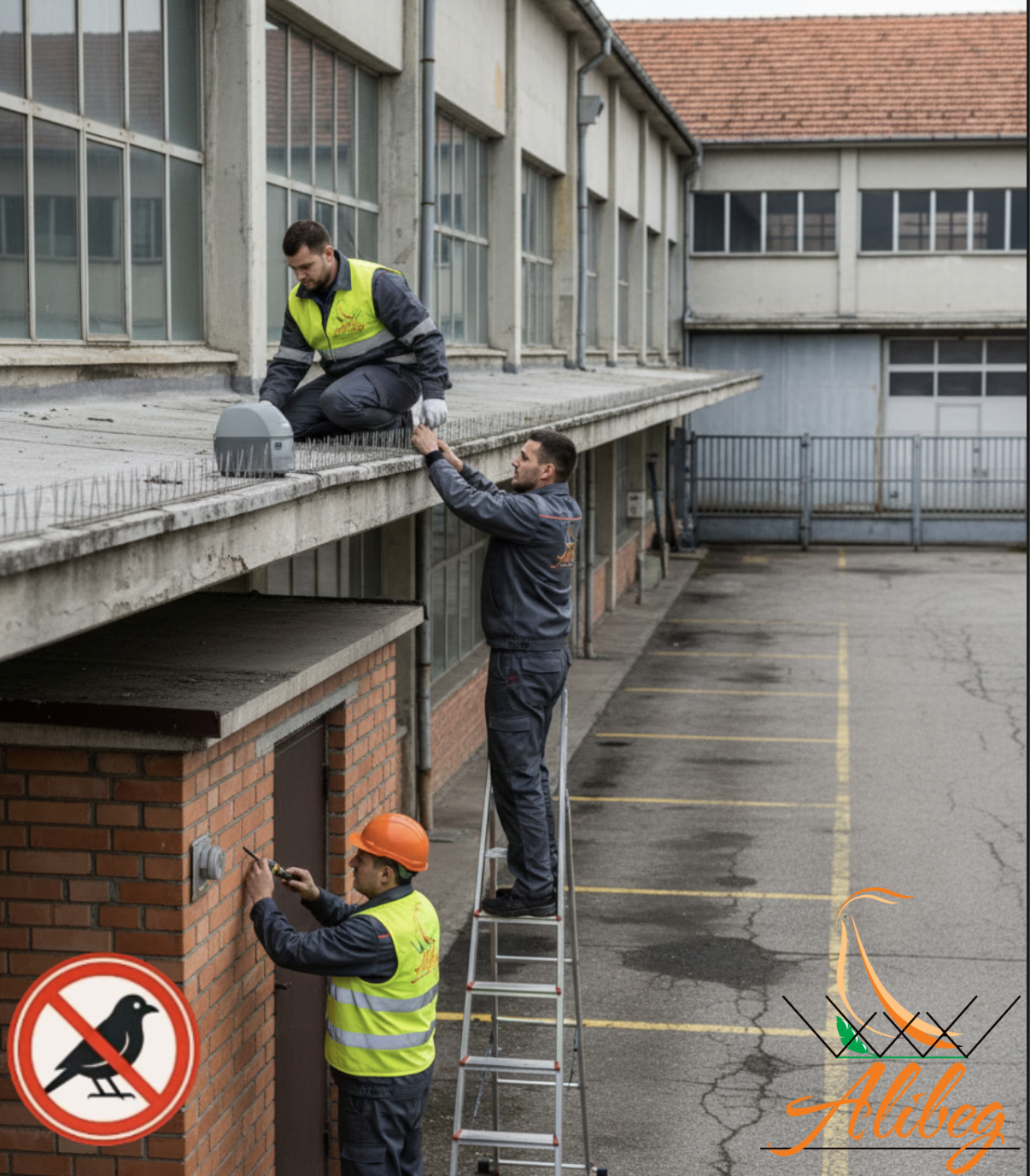 Zaštita nadstrešnica od ptica